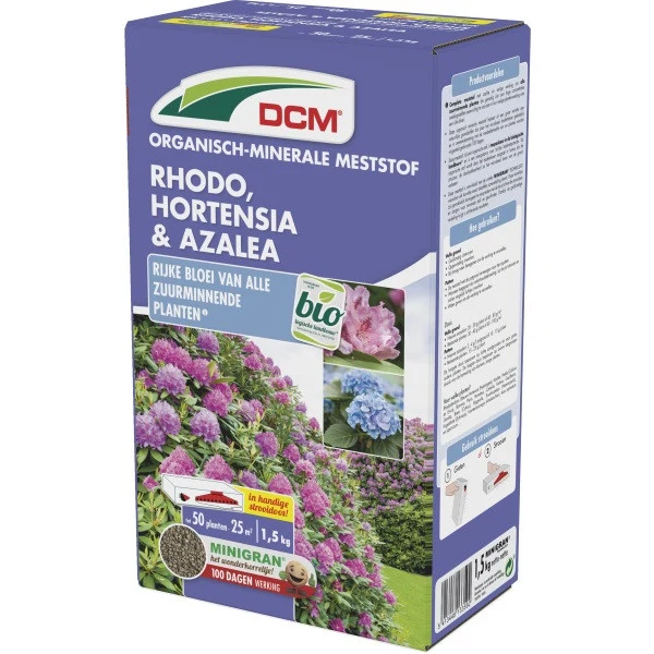 DCM Rhodo, hortensia en azalea mest