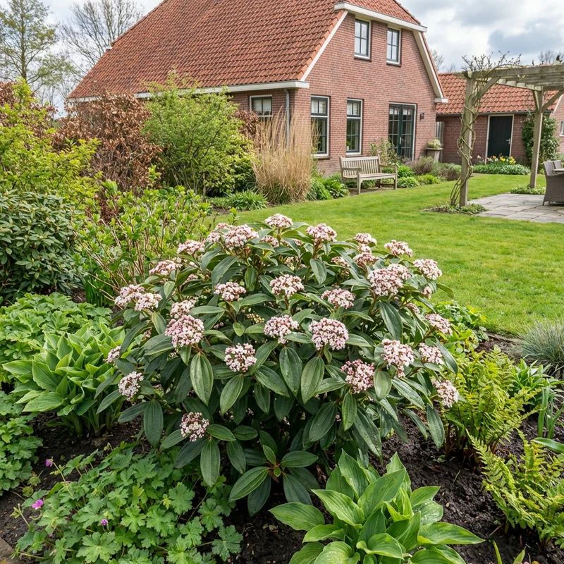 Immergrüner Schneeball (Viburnum davidii)