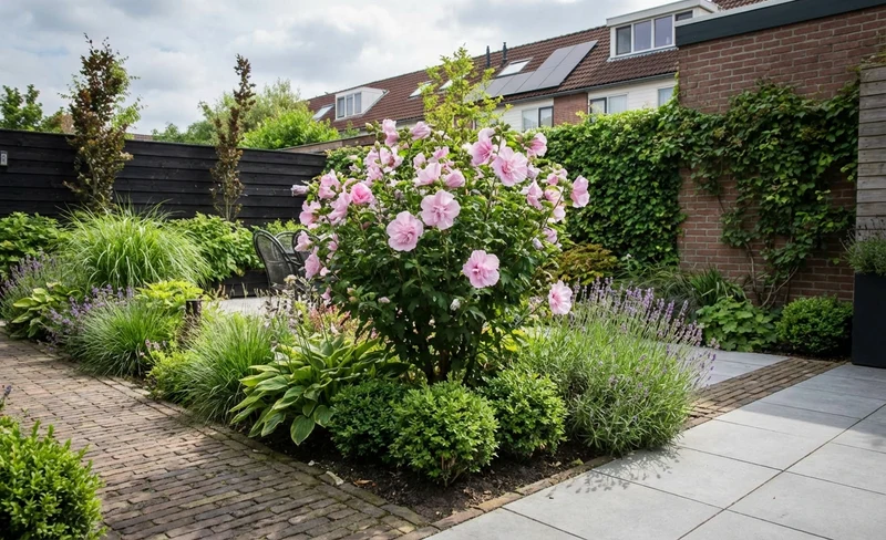 Eibischstrauch (Hibiscus syriacus Pink Chiffon)