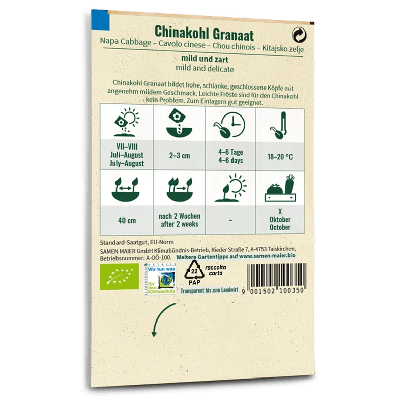 Bio-Chinakohl 'Granaat'