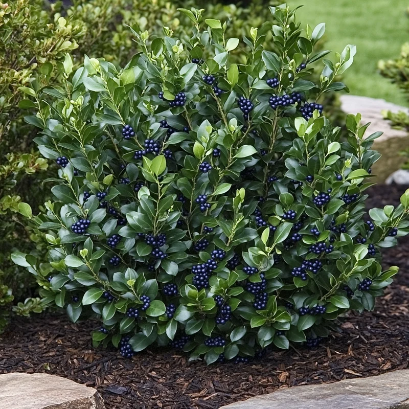 Chinese Holly Seeds – Ilex cornuta Hardy Evergreen Shrub with Glossy Foliage