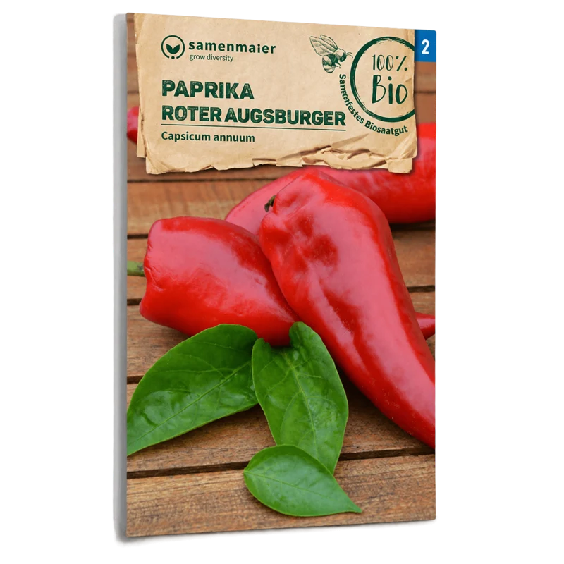 Bio-Paprika 'Roter Augsburger'