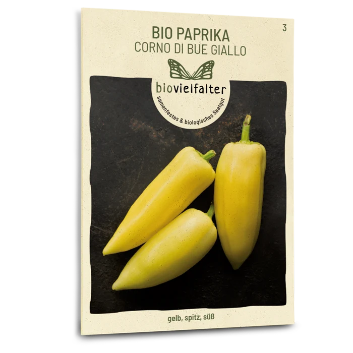 Bio-Paprika 'Corno di bue giallo'