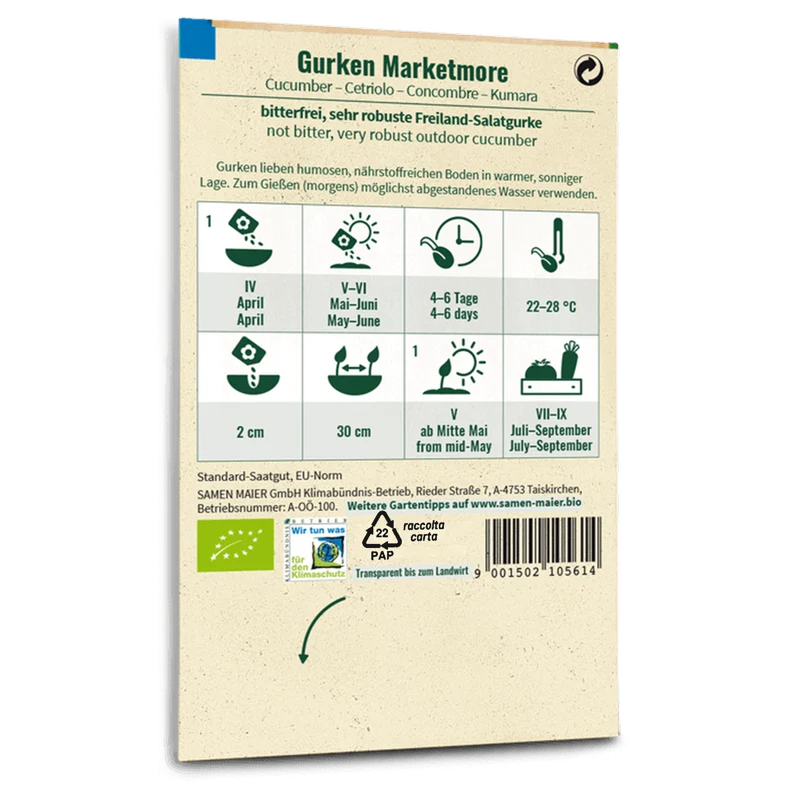 Bio-Gurke 'Marketmore'