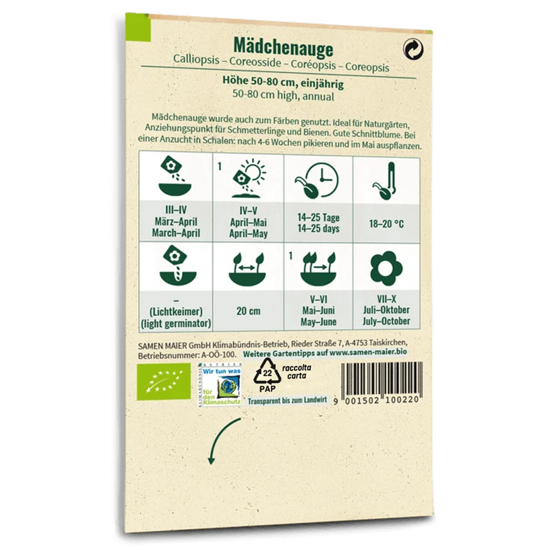Bio-Mädchenauge
