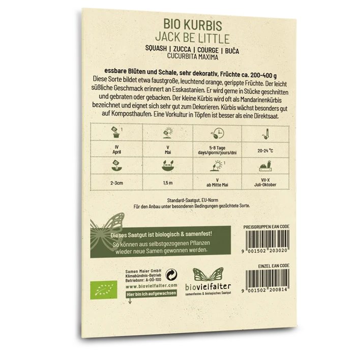 Bio-Kürbis 'Jack Be Little'