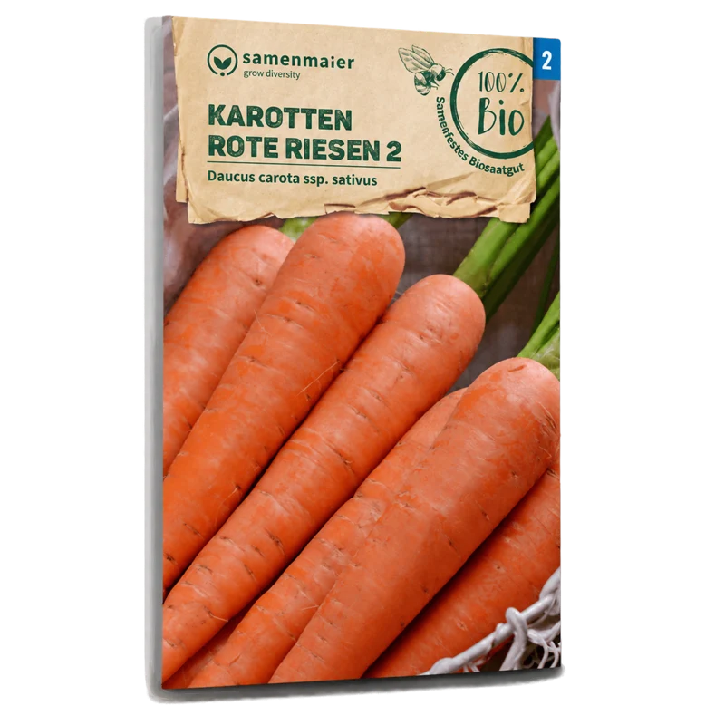 Bio-Karotten 'Rote Riesen 2' ('Flakkese 2')
