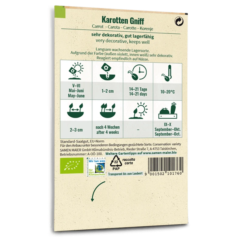 Bio-Karotten 'Gniff'