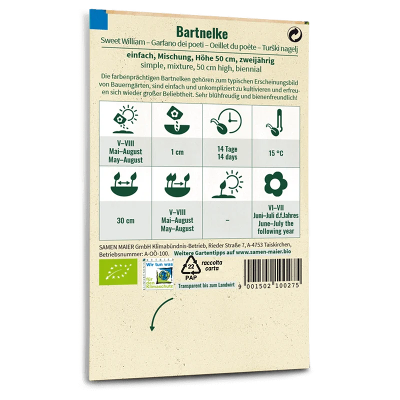 Bio-Bartnelken Mischung
