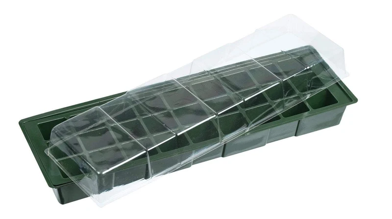 Gewächshaus auf der Fensterbank, Höhe 10 x 49 x 15,5 cm