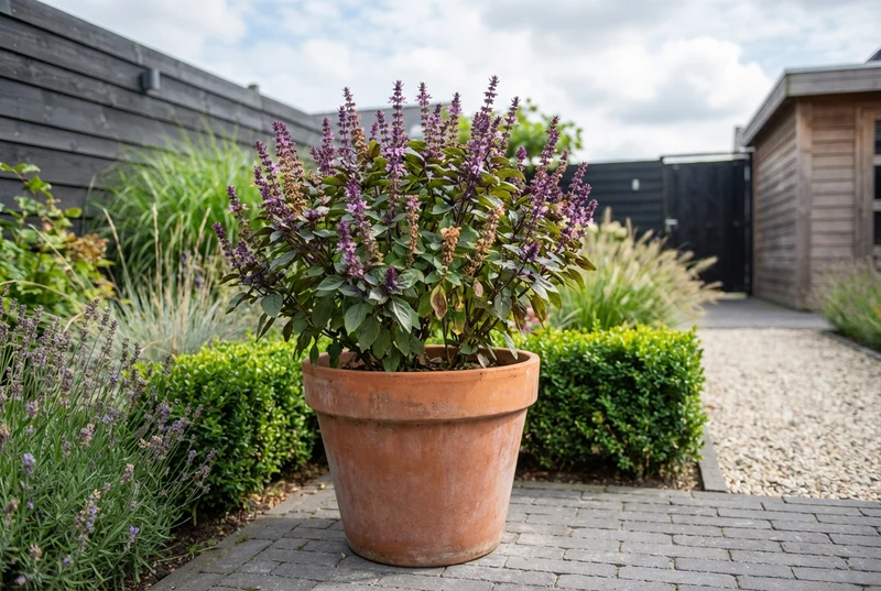 Basilikum (Ocimum basilicum „Magic Mountain“)