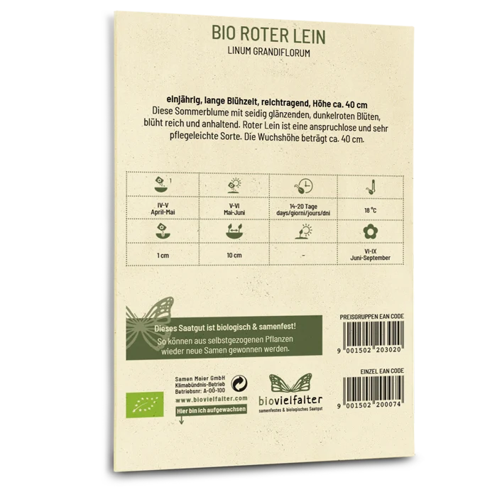 Bio-Roter Lein