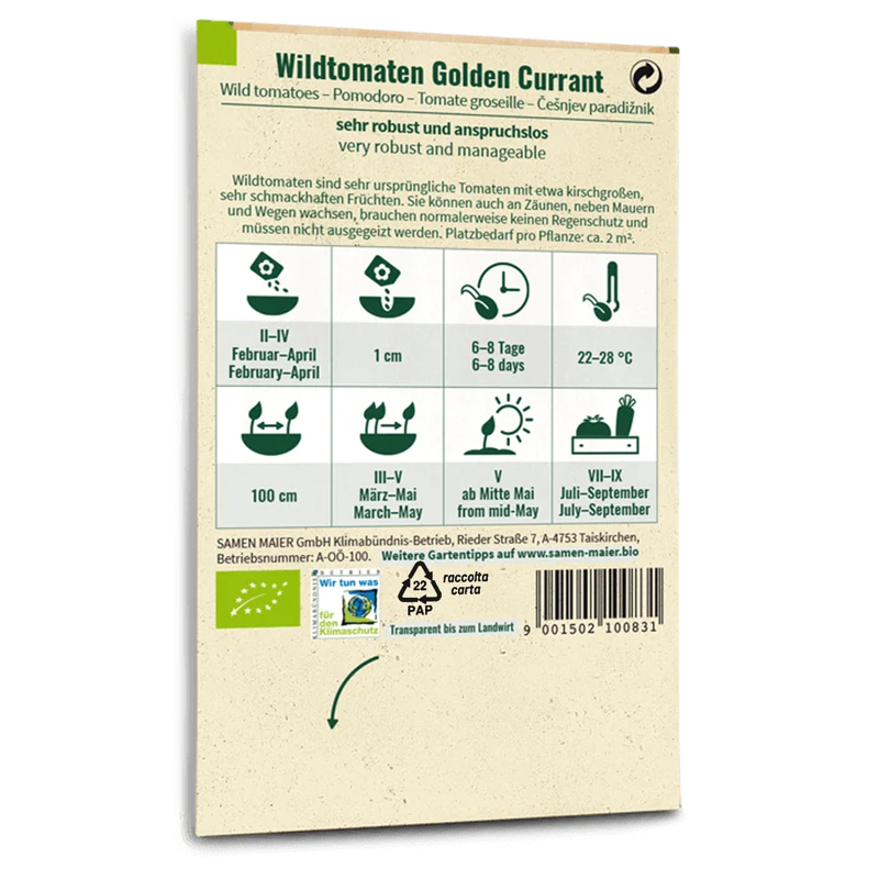 Bio-Wildtomate 'Golden Currant'