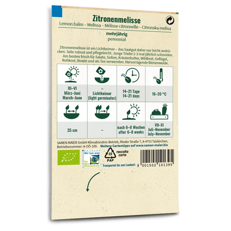 Bio-Zitronenmelisse