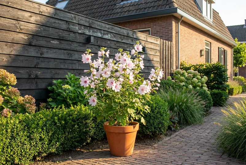 Lavatera (Lavatera 'Barnsley')