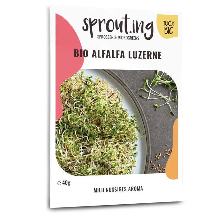Bio-Alfalfa Luzerne Sprossen