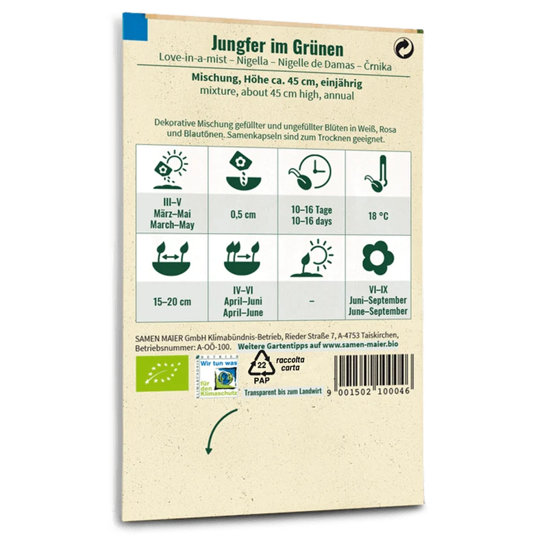 Bio-Jungfer im Grünen Mischung