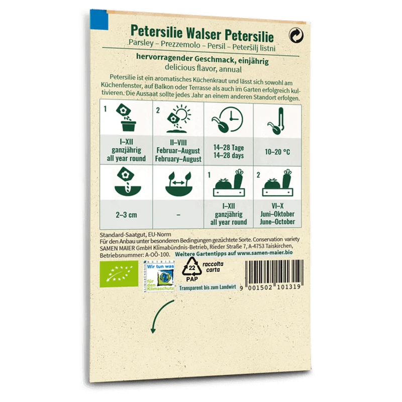 Bio-Petersilie 'Walser Petersilie'