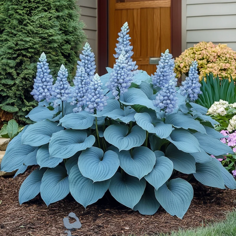 Rare Blue Hosta Seeds – Stunning Blue Green Shade Foliage for Gardens