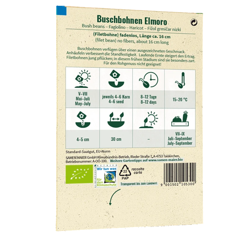 Bio-Buschbohne 'Elmoro'