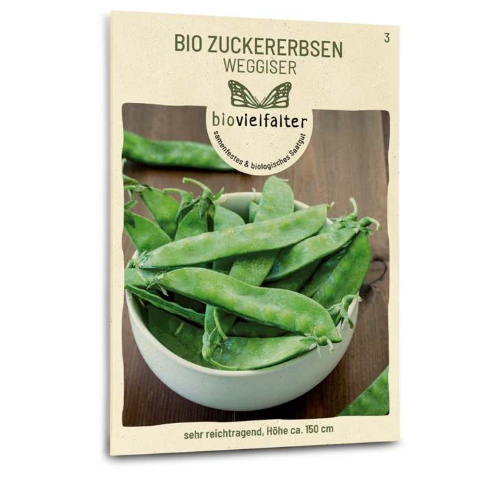 Bio-Zuckererbse 'Weggiser'