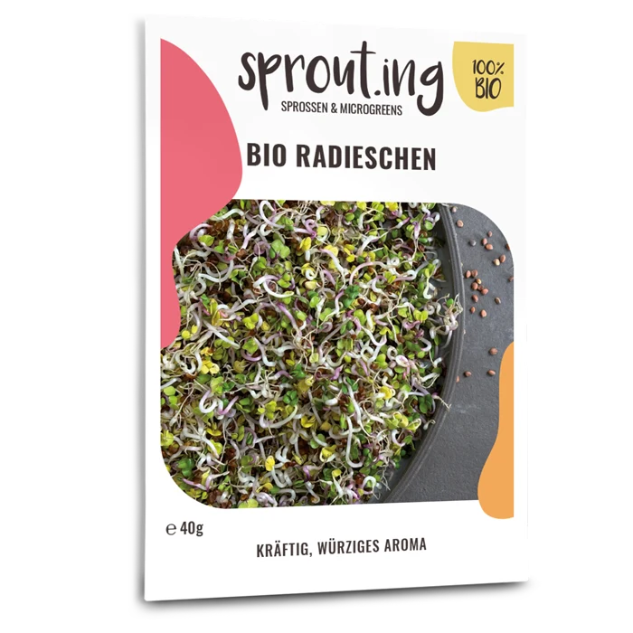 Bio-Radieschen Sprossen