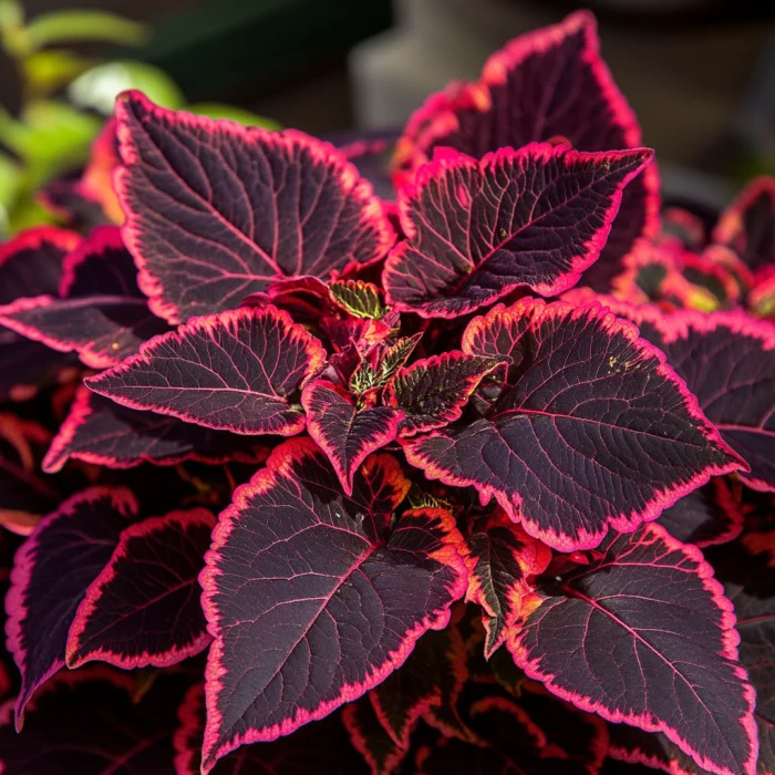 Coleus Kong Red Seeds | Giant Red Leaves with Bold Dark Green Edges for Lush Foliage