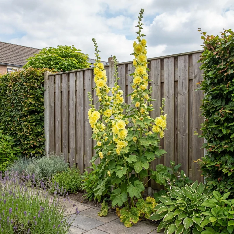 Stockrose (Alcea rosea 'Aurea')