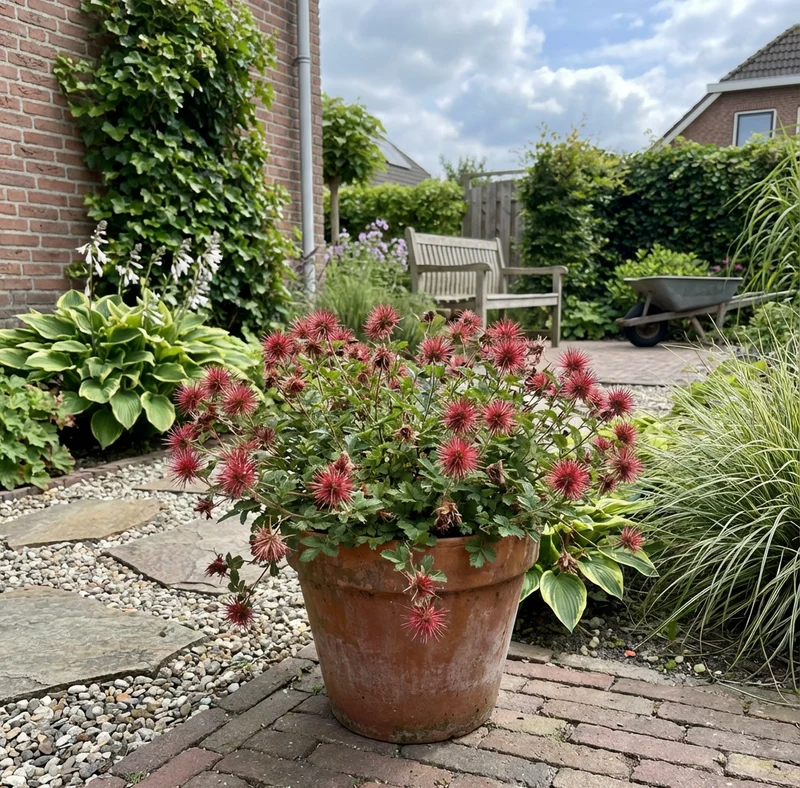 Stachelnuss (Acaena microphylla 'Kupferteppich')