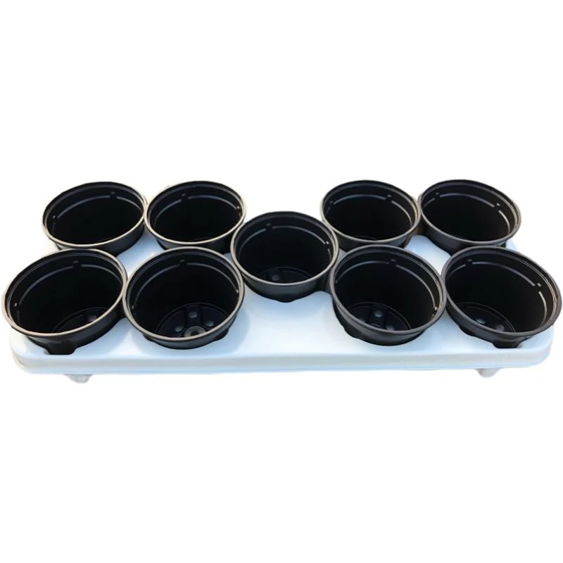 Anzuchtschale mit 9 Töpfen – 12 cm
