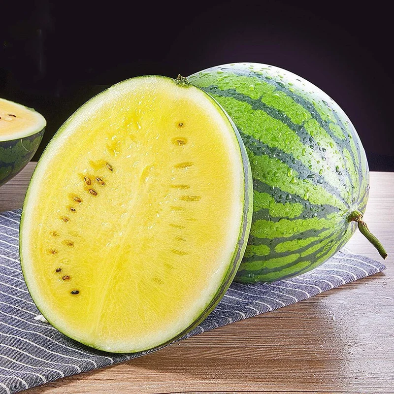 Yellow Flesh Yellow Crimson Watermelon Seeds