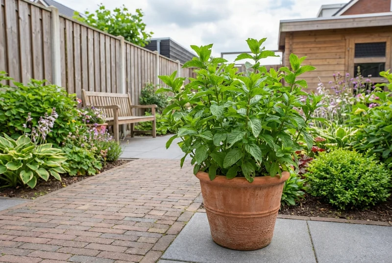 Pfefferminze (Mentha x piperita)