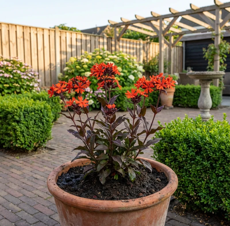 Kuckucksblume (Lychnis arkwrightii 'Vesuvius')