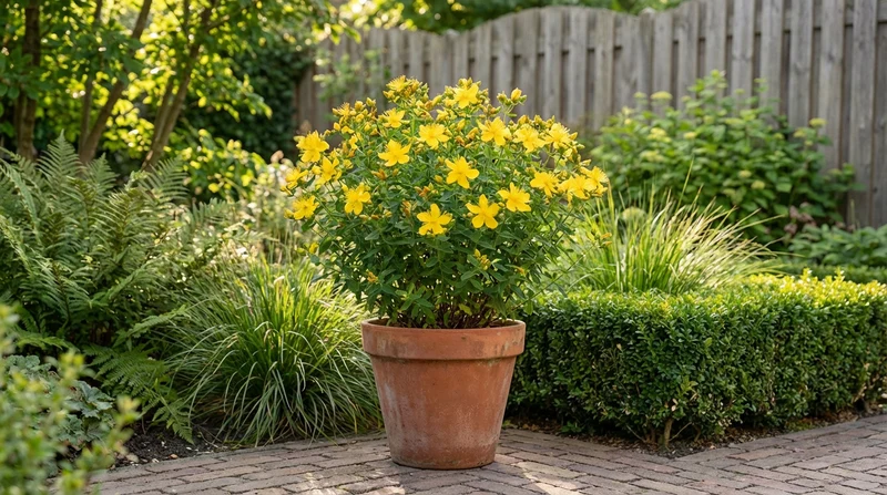 Hirschgeweih (Hypericum olympicum)