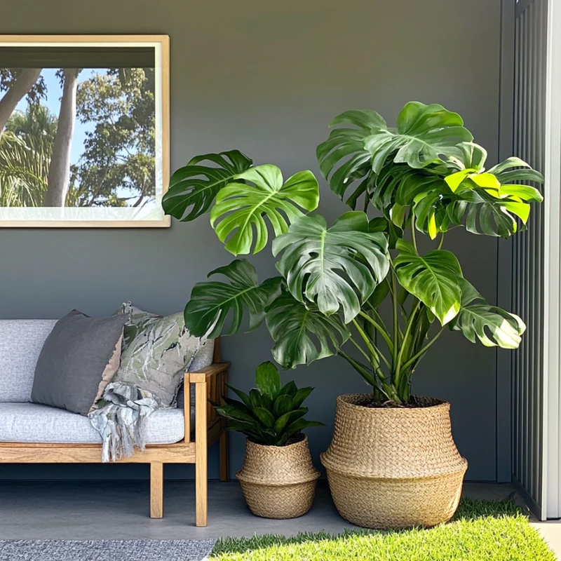 Monstera Deliciosa Plant Seeds – Lush Green Tropical Foliage for Indoor & Outdoor Growing