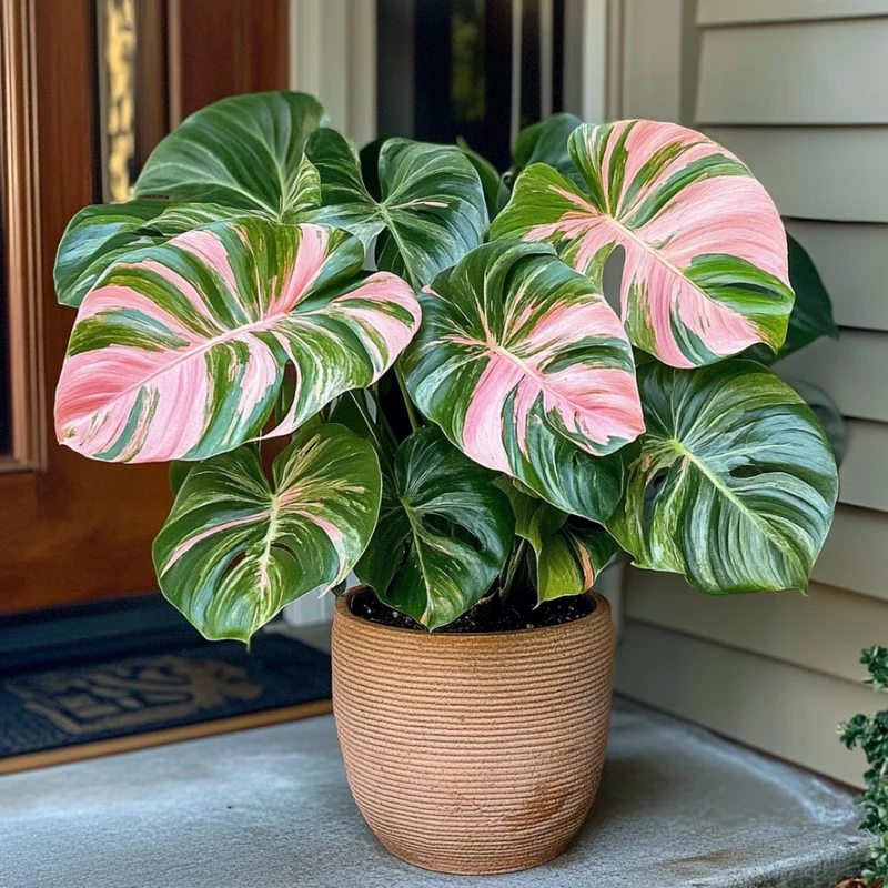 Rare Mix Monstera Plant Seeds – Exotic Green & Pink Tropical Foliage for Indoor & Outdoor Gardens