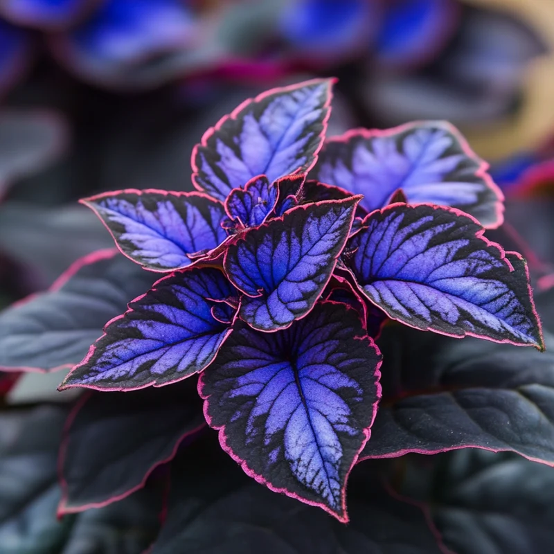 Coleus Black Blue Seeds, Bold Dark Foliage for Vibrant Gardens