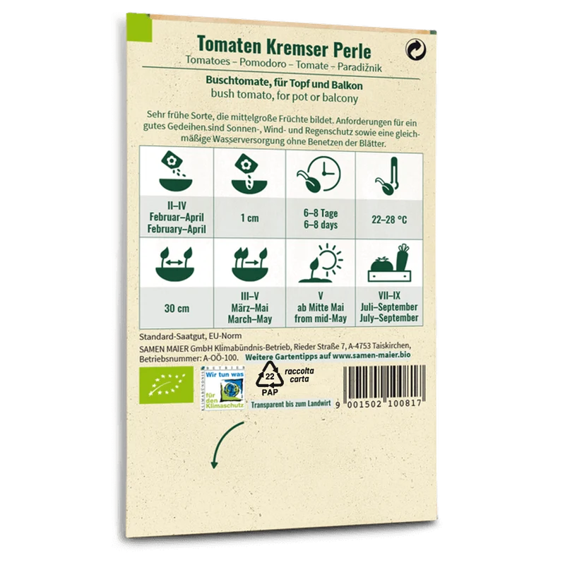 Bio-Tomate 'Kremser Perle'