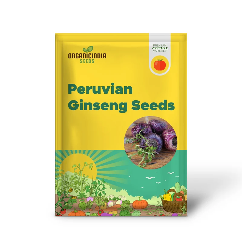 Red MACA Peruvian Ginseng Vegetable Seeds - 50 Pieces