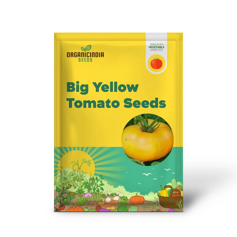 Big Yellow Tomato Seeds for Home Planting Grow Juicy, Sweet Tomatoes in Your Garden