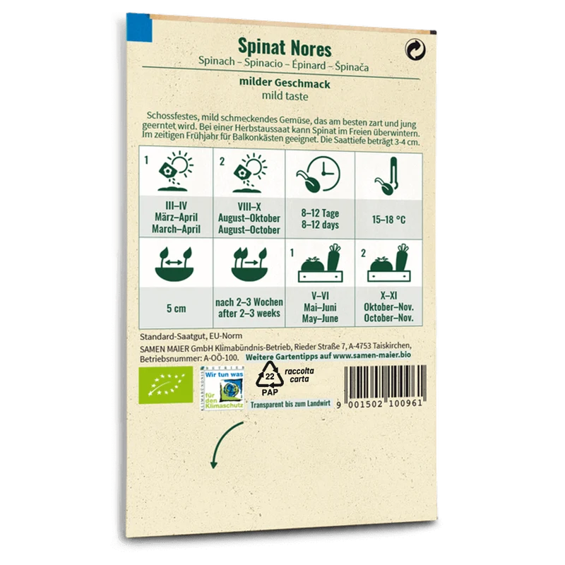 Bio-Spinat 'Nores'