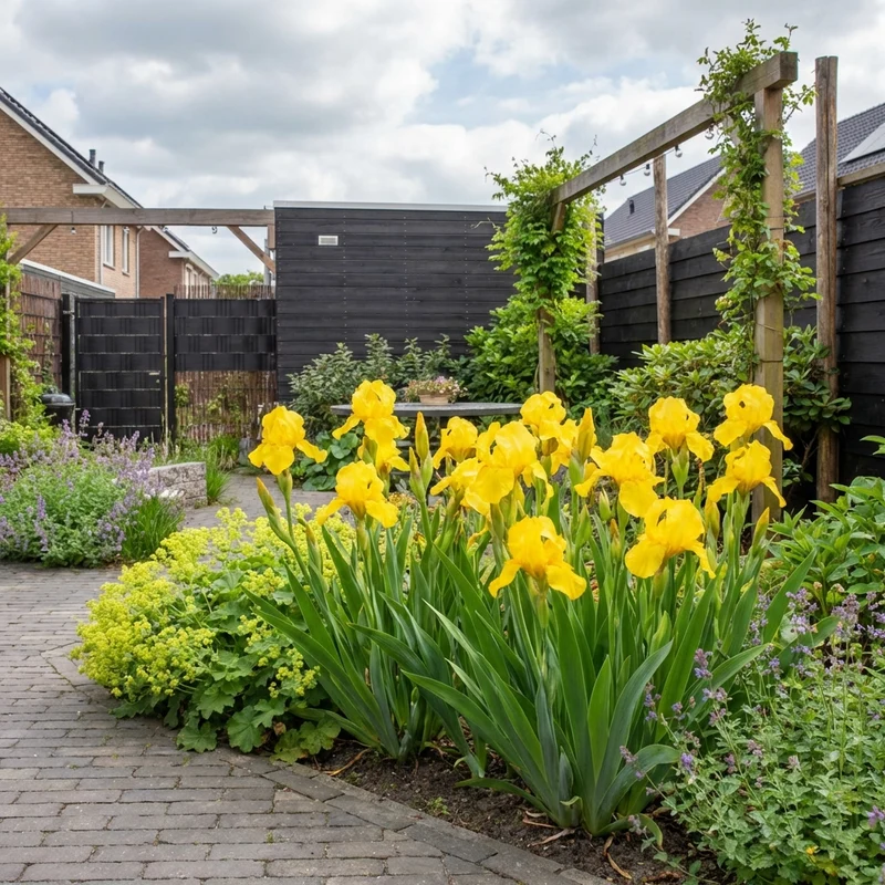 Zwergiris (Iris (P) 'Bassie')