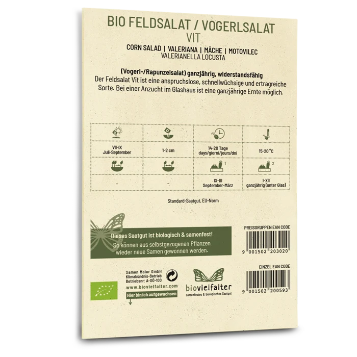 Bio-Feldsalat 'Vit'