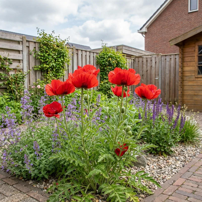 Orientalischer Mohn (Papaver orientale 'Brilliant')