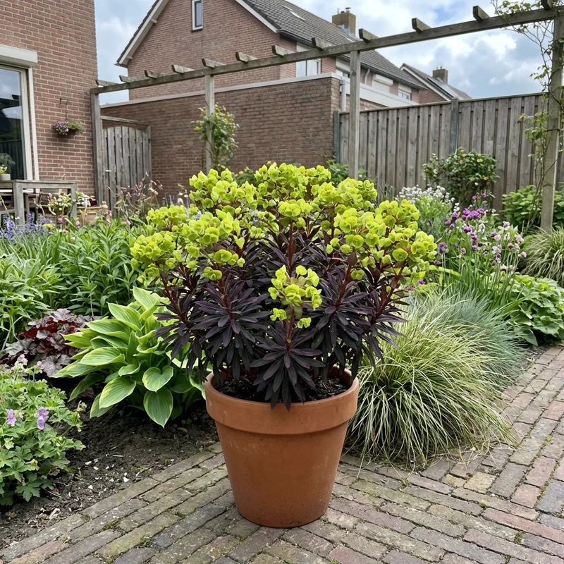 Mandelwolfsmilch (Euphorbia amygd. 'Purpurea')
