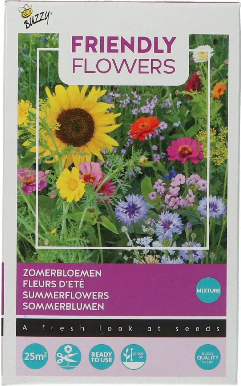 Freundliche Blumen Sommerblumen 15 m²