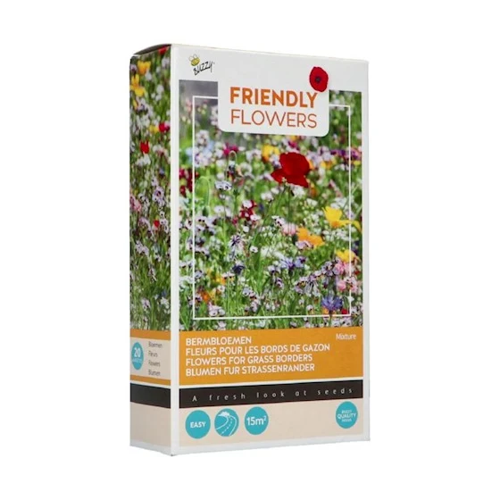 Friendly Flowers Straßenrandmischung 15 m²