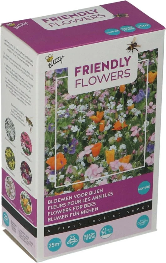 Freundliche Blumen XL Schmetterlinge Niedrig