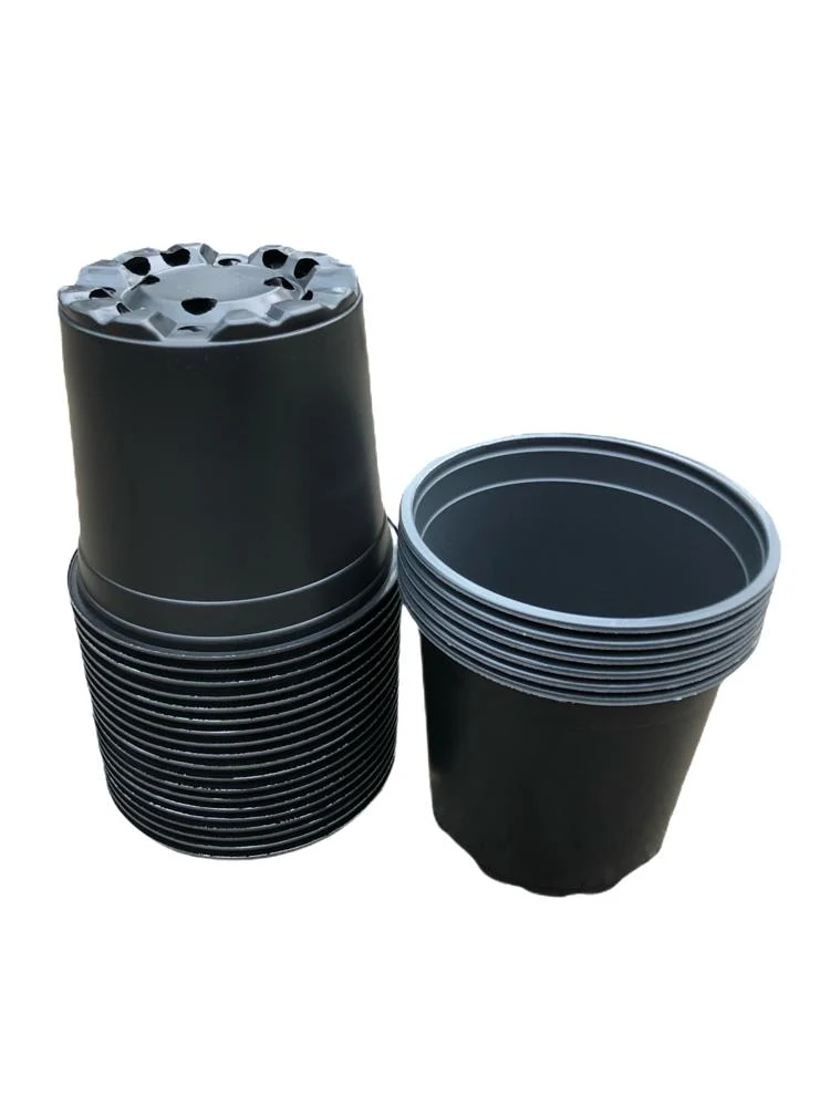 Schwarzer Pflanztopf – Ø 15 cm, Höhe 13 cm, 1,5 Liter
