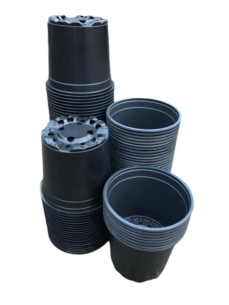 Schwarzer Pflanztopf – Ø 15 cm, Höhe 13 cm, 1,5 Liter